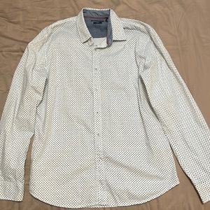 Michael Branson white dress shirt Large